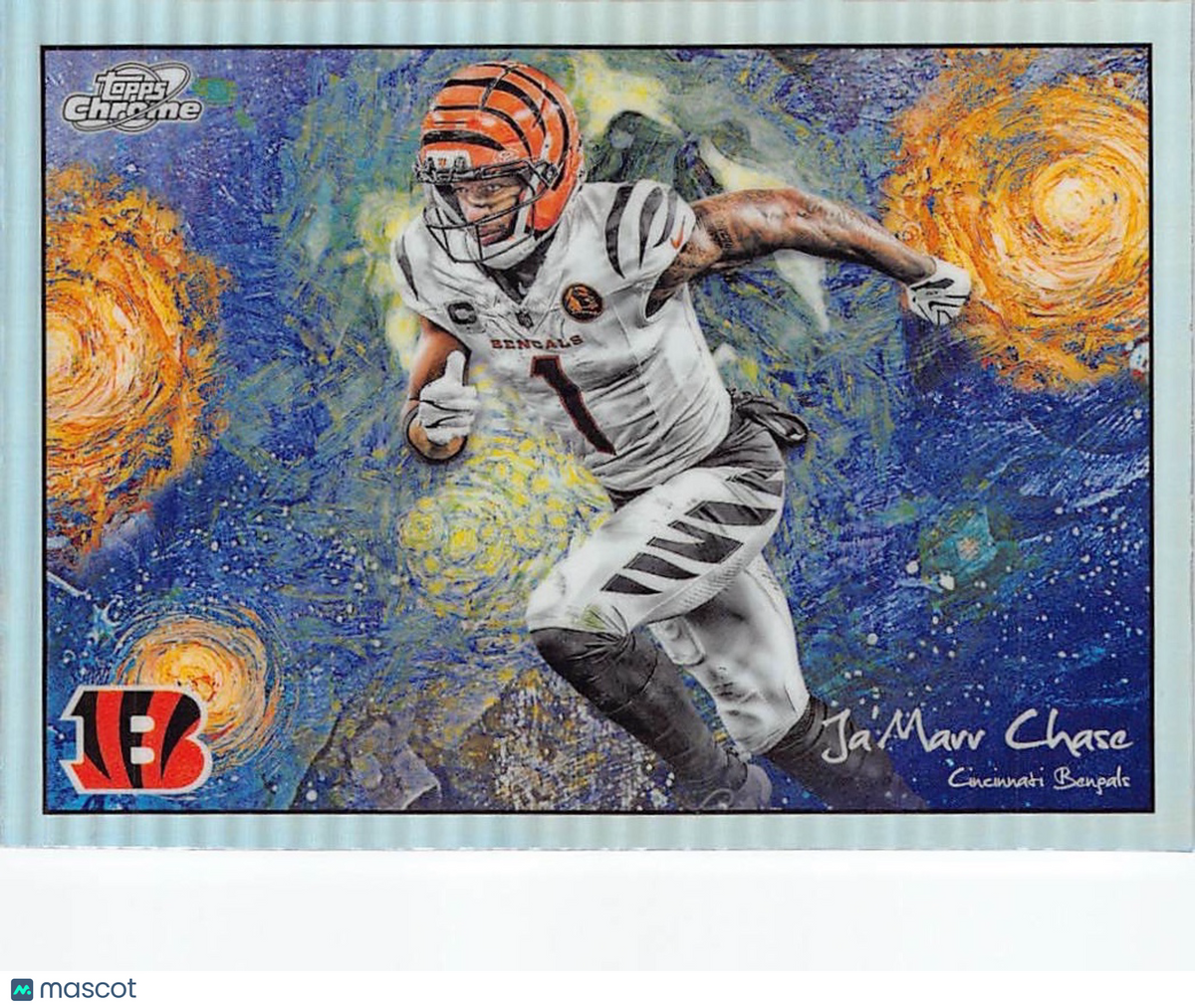 2025 Topps Chrome Ja'Marr Chase Starry Night #STN-17 Cincinnati Bengals