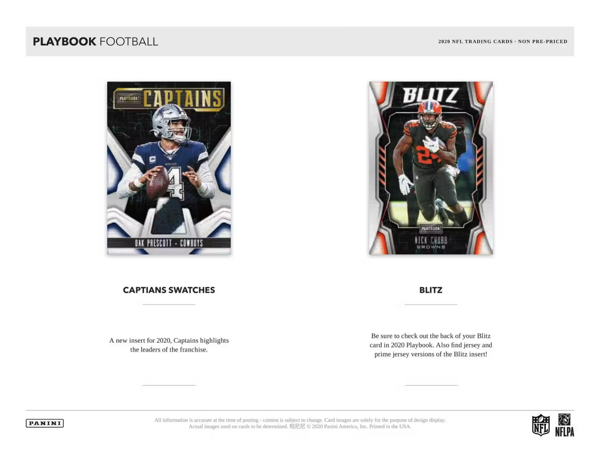 2020 Panini Playbook Football Mega Box  Multicolor (Exclusive Orange Parrellels)