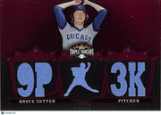 2007 Topps Triple Threads Bruce Sutter Red /36 Relic #TTR-121 Chicago Cubs