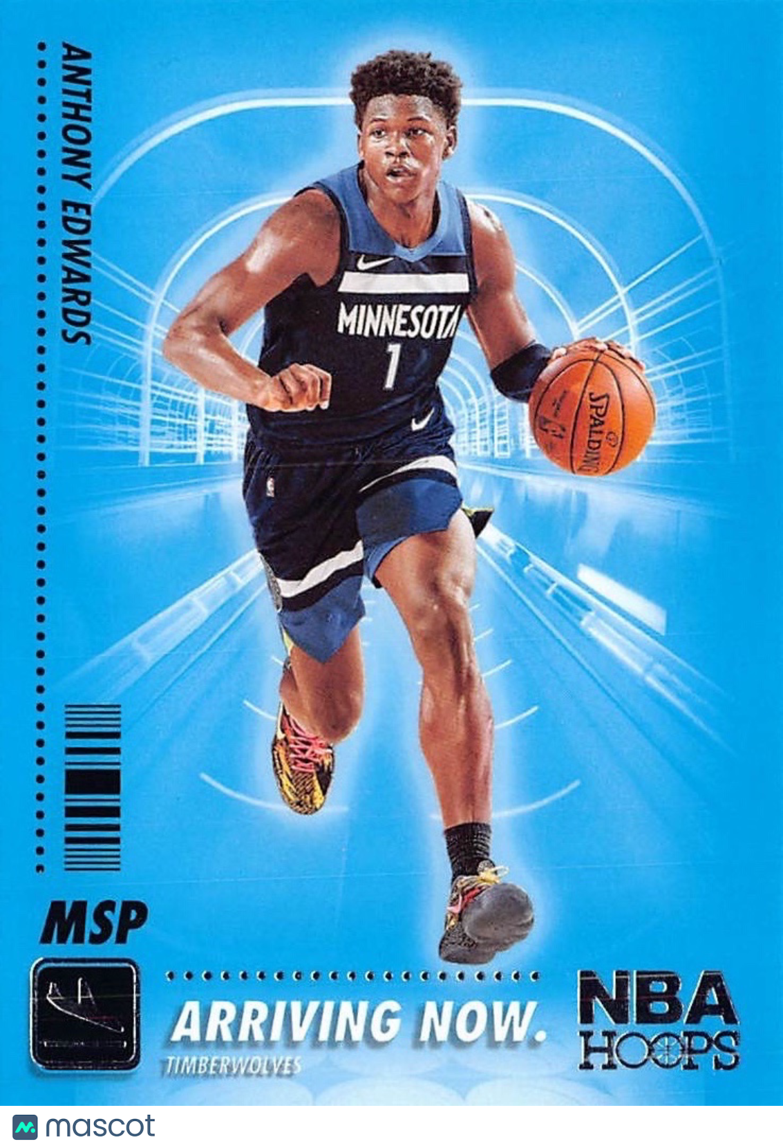 2020-21 Panini NBA Hoops Arriving Now Anthony Edwards Rookie #SS-19 Timberwolves