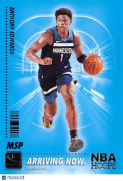 2020-21 Panini NBA Hoops Arriving Now Anthony Edwards Rookie #SS-19 Timberwolves