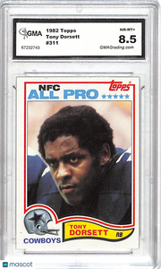 1982 Topps Tony Dorsett #311 GMA 8.5 Dallas Cowboys
