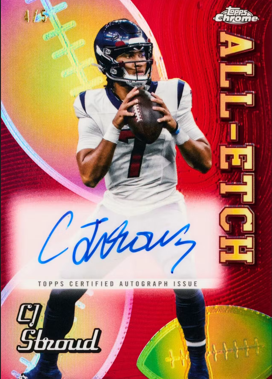 2024 Topps Chrome Football Hobby Box