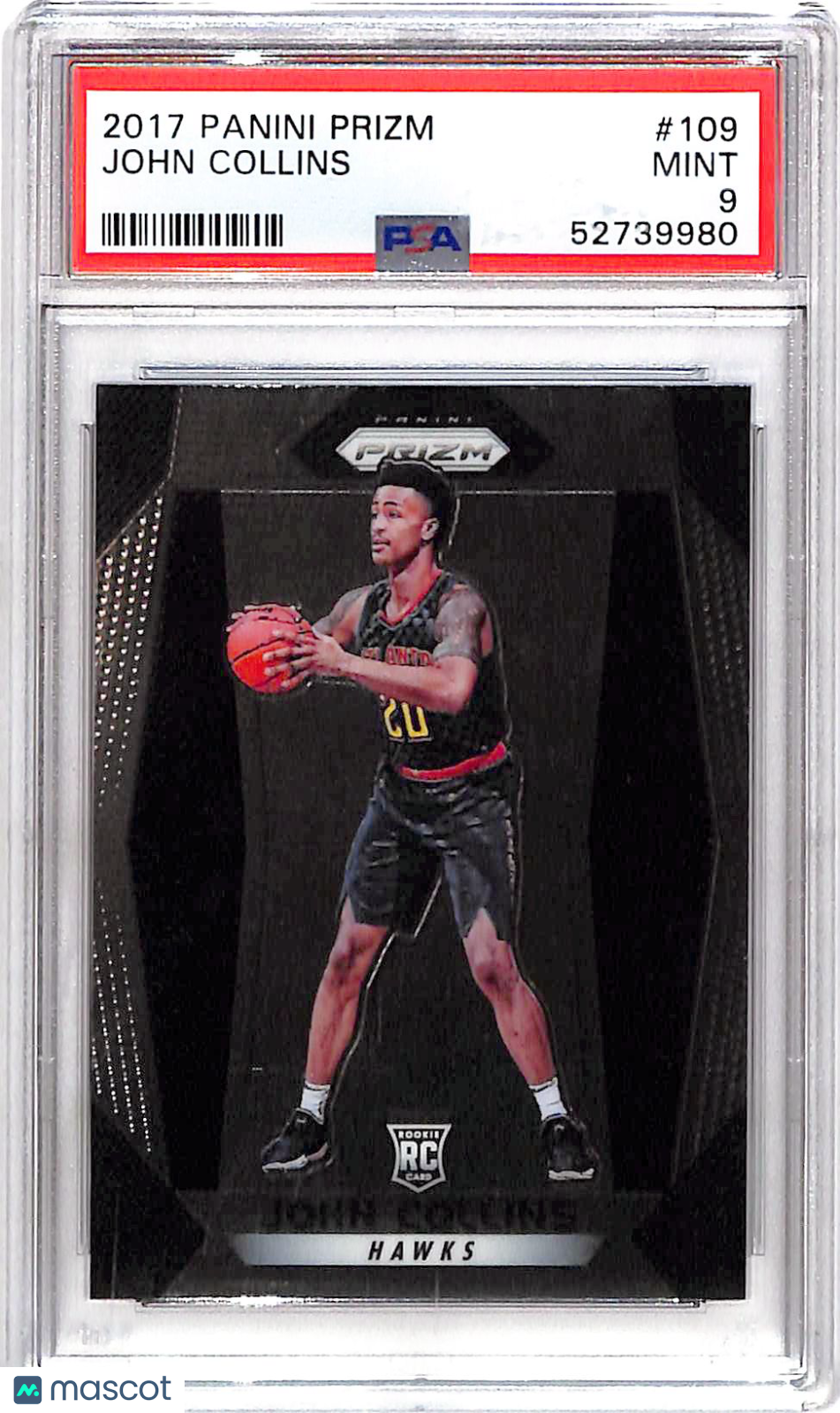 2017 Panini Prizm John Collins #109 PSA 9
