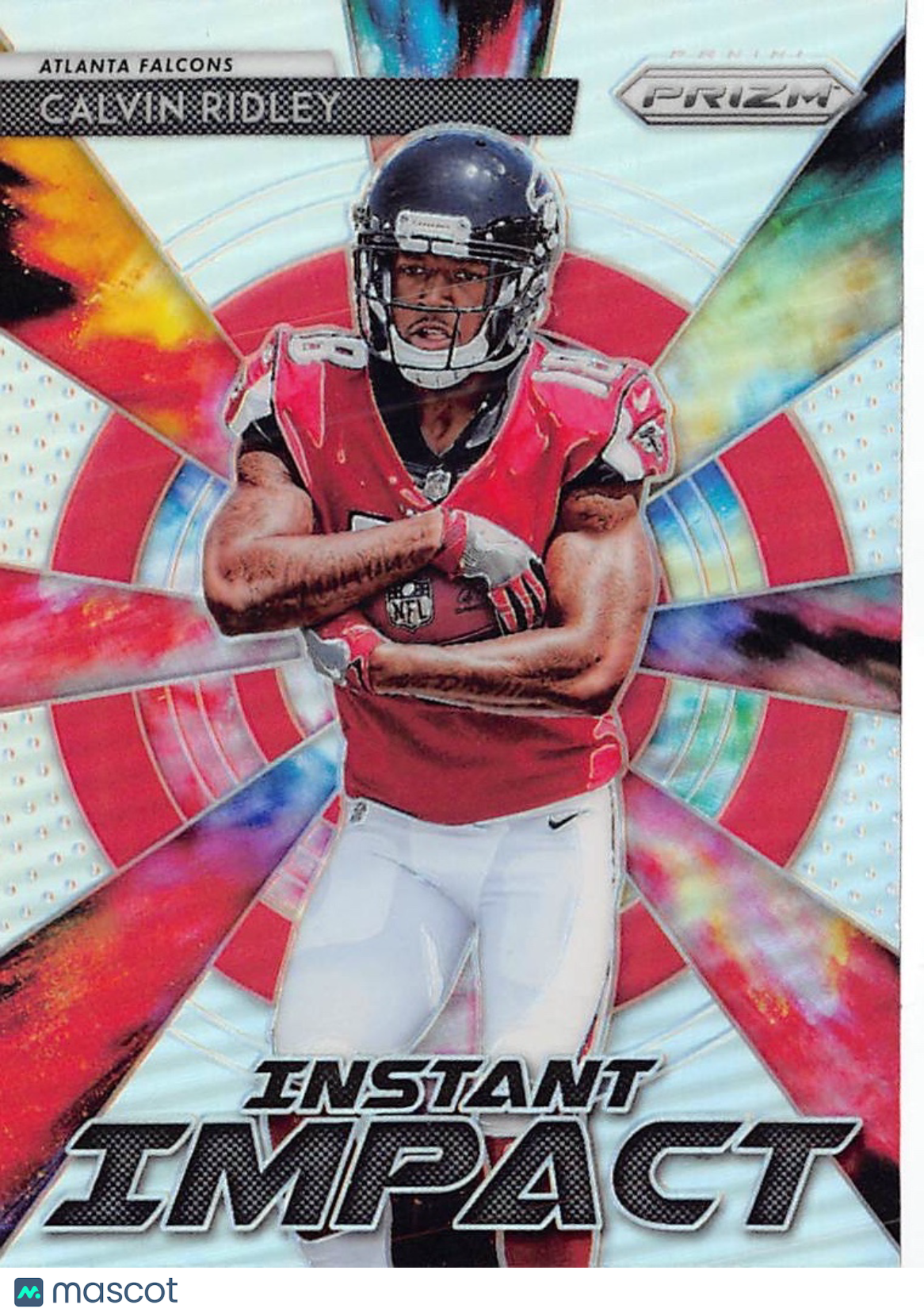 2018 Panini Prizm Instant Impact Calvin Ridley Silver Rookie #II-9 Falcons