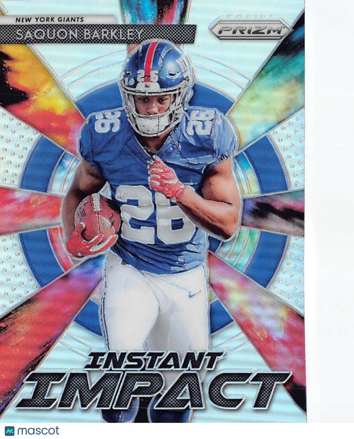 2018 Panini Prizm Saquon Barkley Instant Impact Rookie #II-2 New York Giants
