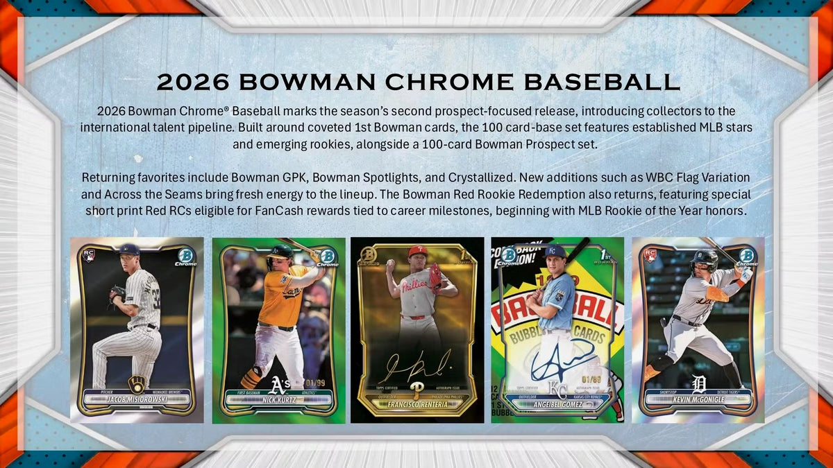 Topps Bowman Chrome Baseball Mega Box