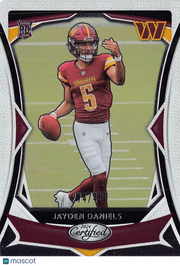 2024 Panini Certified Football Jayden Daniels Rookie Silver /400 #102 Commanders