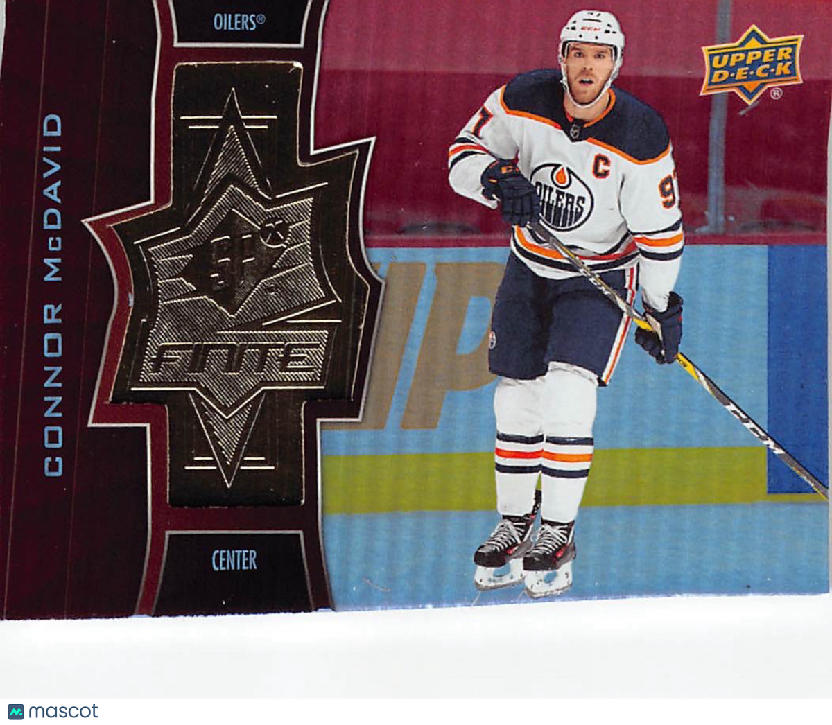 2020-21 Upper Deck Extended Series SPx Finite Connor McDavid /299 #SF-12 Oilers