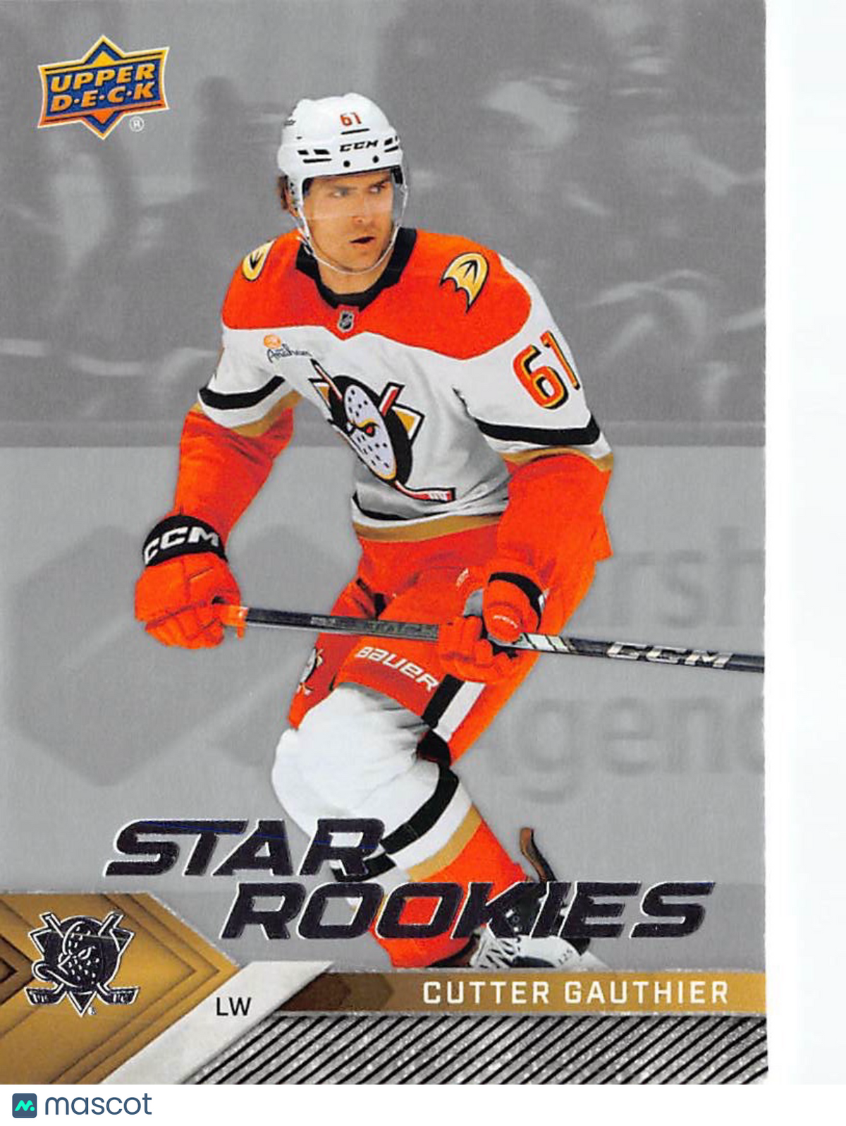 2024-25 Upper Deck Star Rookies Box Set Cutter Gauthier #1 Anaheim Ducks