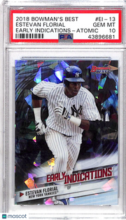 2018 Bowman's Best Early Indications Estevan Florial #EI-13 Atomic PSA 10