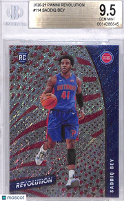2020 Panini Revolution Saddiq Bey #114 Rookie BGS 9.5