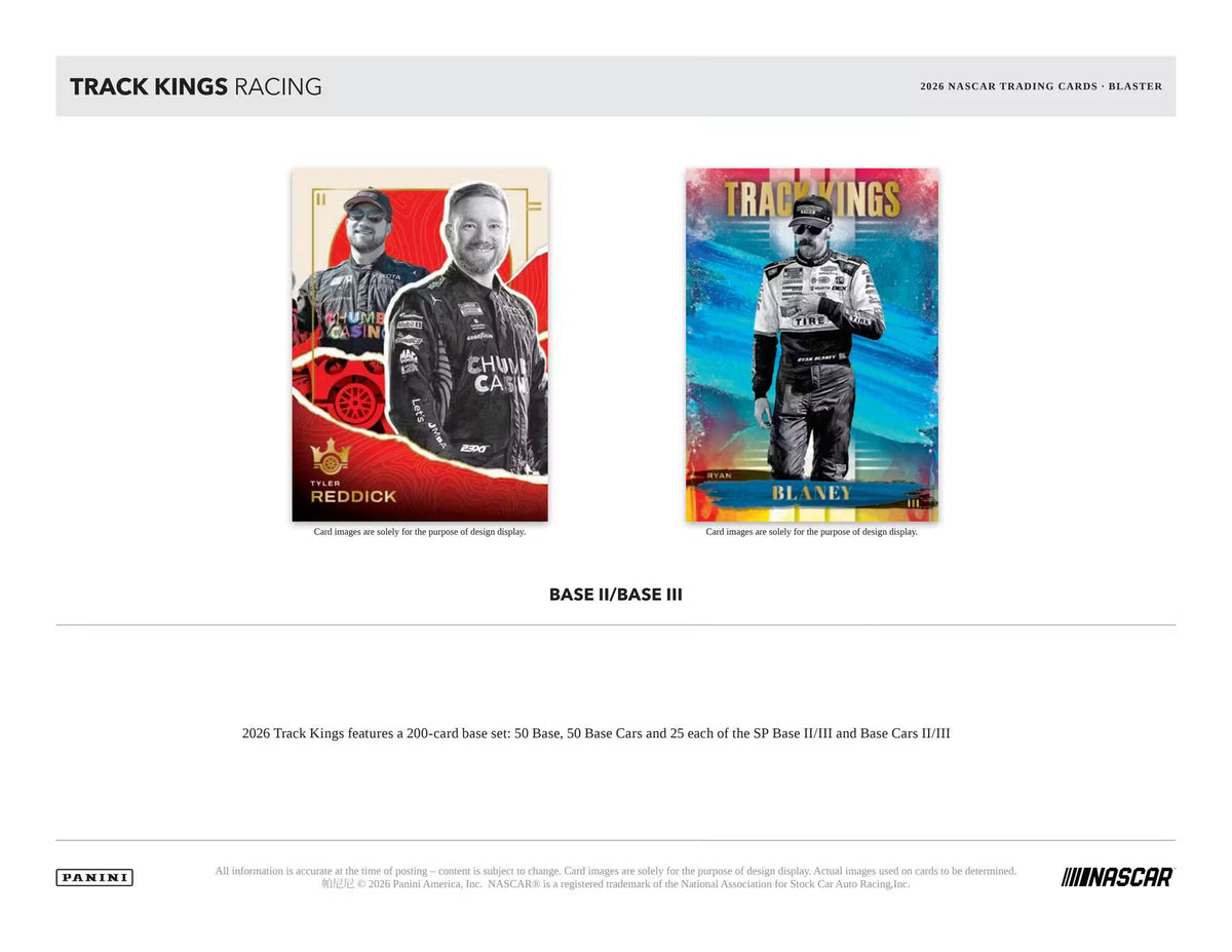 2026 Panini Track Kings Racing Hobby Blaster Box