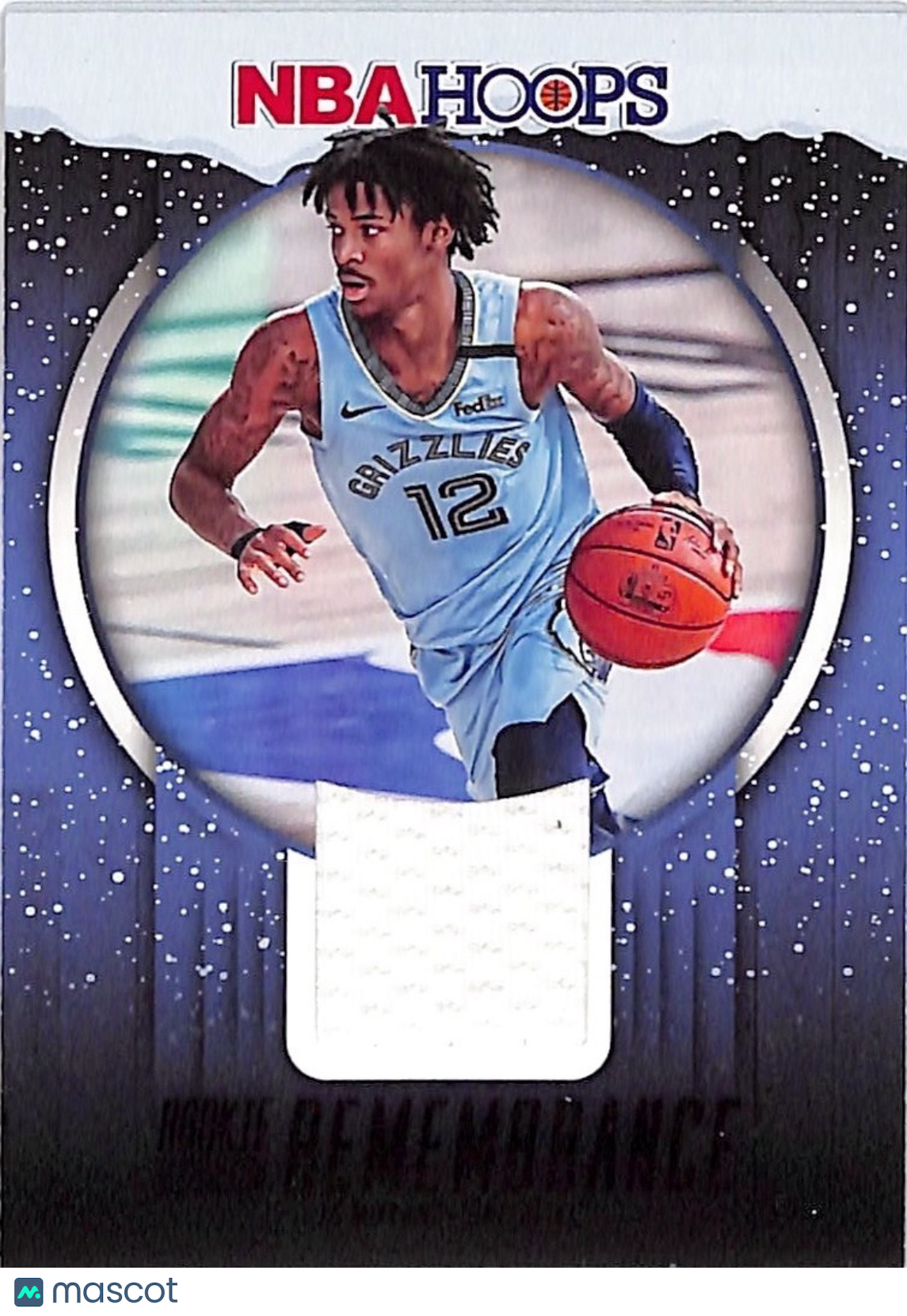 2023-24 Panini Hoops Ja Morant Winter Rookie Memorabilia #RR-JAM Grizzlies