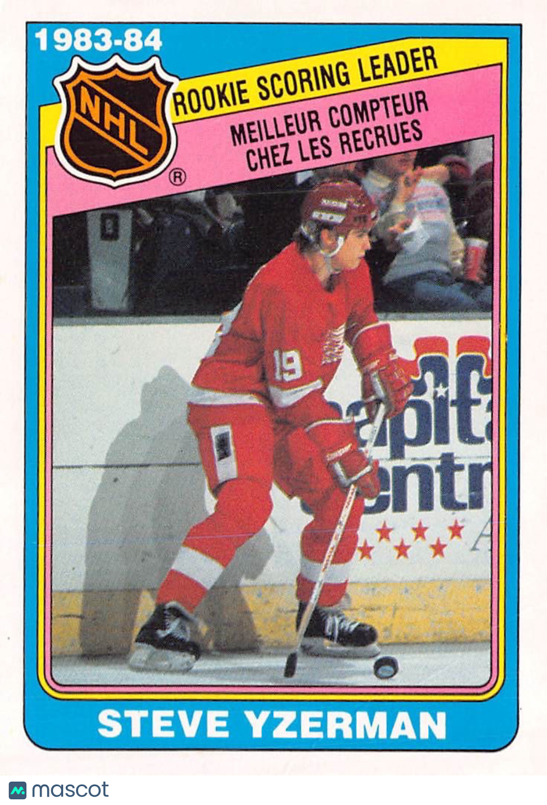 1984-85 O-Pee-Chee Steve Yzerman Rookie #385 Detroit Red Wings