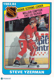 1984-85 O-Pee-Chee Steve Yzerman Rookie #385 Detroit Red Wings