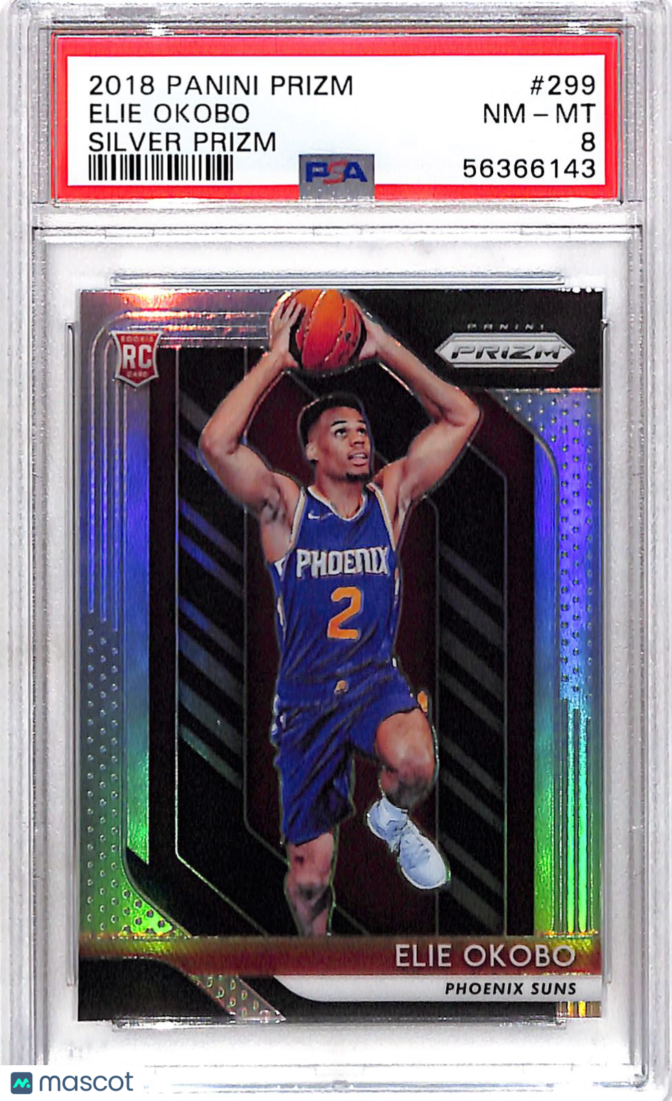 2018 Panini Prizm Elie Okobo #299 Silver PSA 8