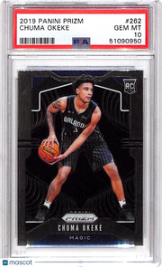 2019 Panini Prizm Chuma Okeke #262 PSA 10