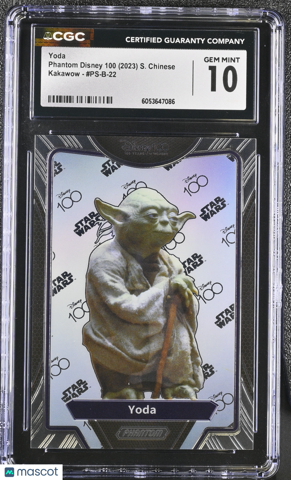2023 Disney Phantom 100 Yoda #PS-B-22 CGC 10