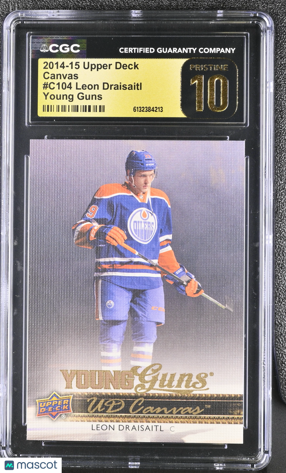 2014-15 Upper Deck Leon Draisaitl Young Guns Canvas #C104 CGC 10 Pristine Oilers