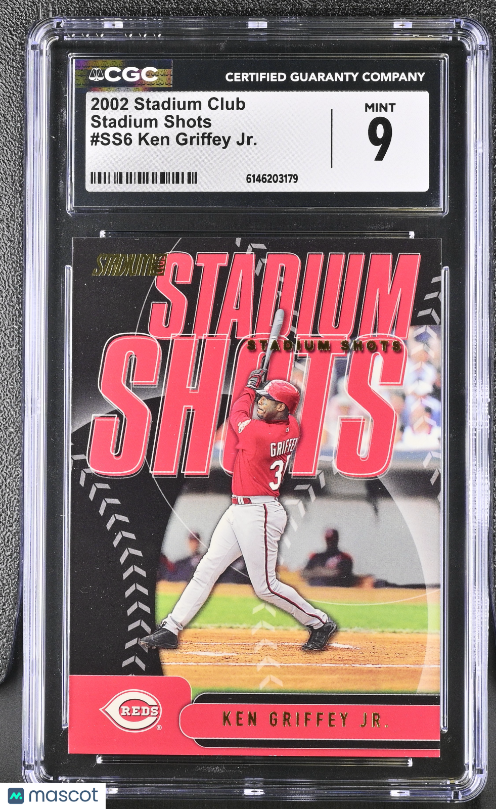 2002 Stadium Club Ken Griffey Jr. #SS6 Stadium Shots CGC 9
