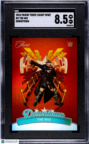 2024 Panini Three Count Wwe The Miz Downtown #2 SGC 8.5