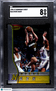 1996 Bowman's Best Steve Nash #R18 SGC 8