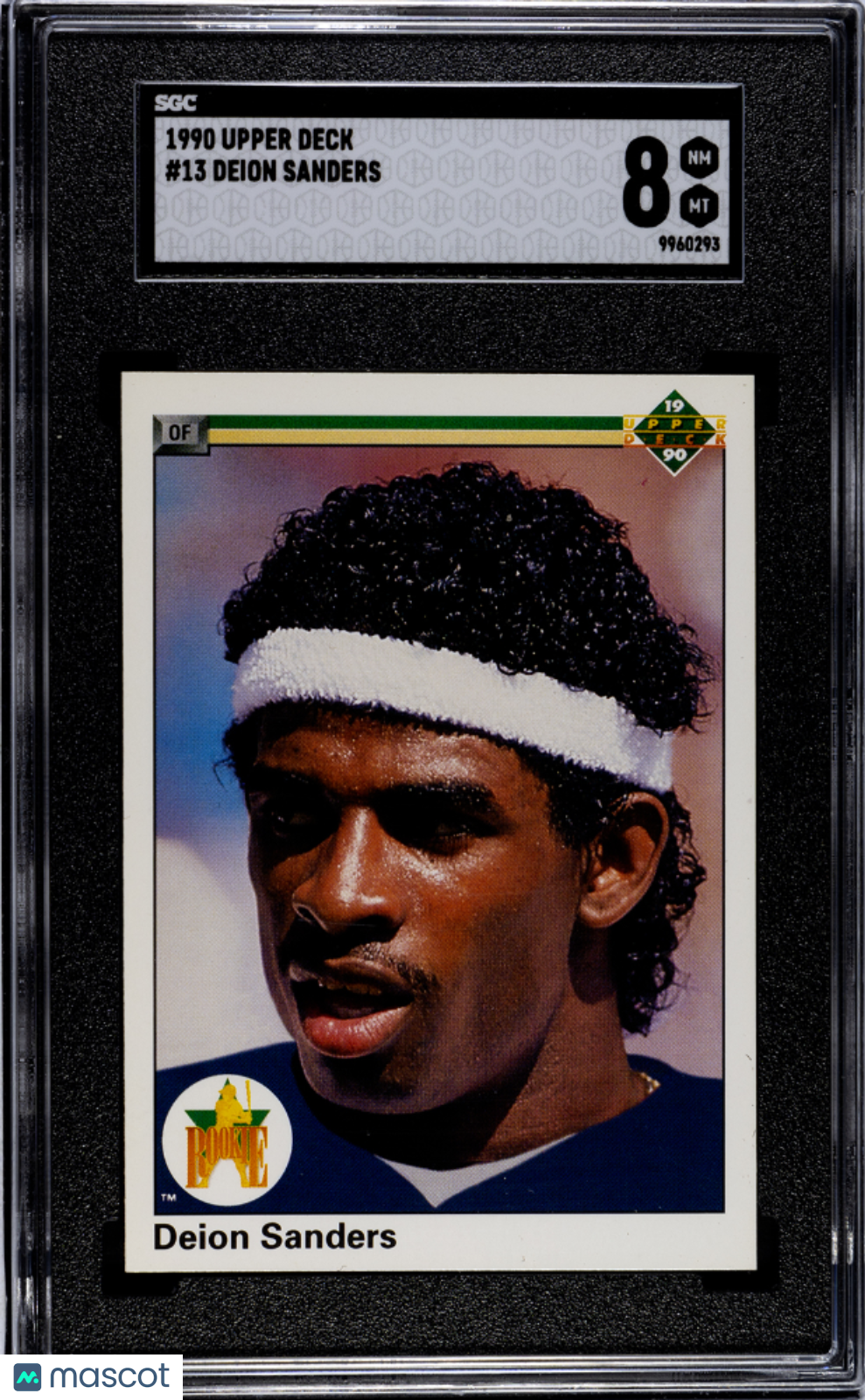1990 Upper Deck Deion Sanders #13 SGC 8