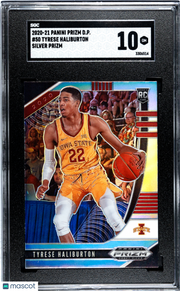 2020 Panini Prizm Draft Tyrese Haliburton Silver #50 SGC 10 Iowa State Cyclones
