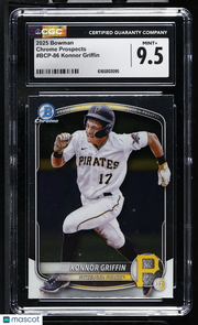 2025 Bowman Konnor Griffin Chrome Prospects #BCP-86 CGC 9.5