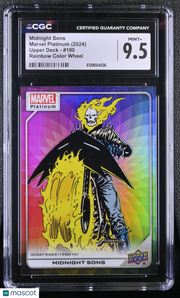 2024 Marvel Platinum Midnight Sons #180 Rainbow Color Wheel CGC 9.5