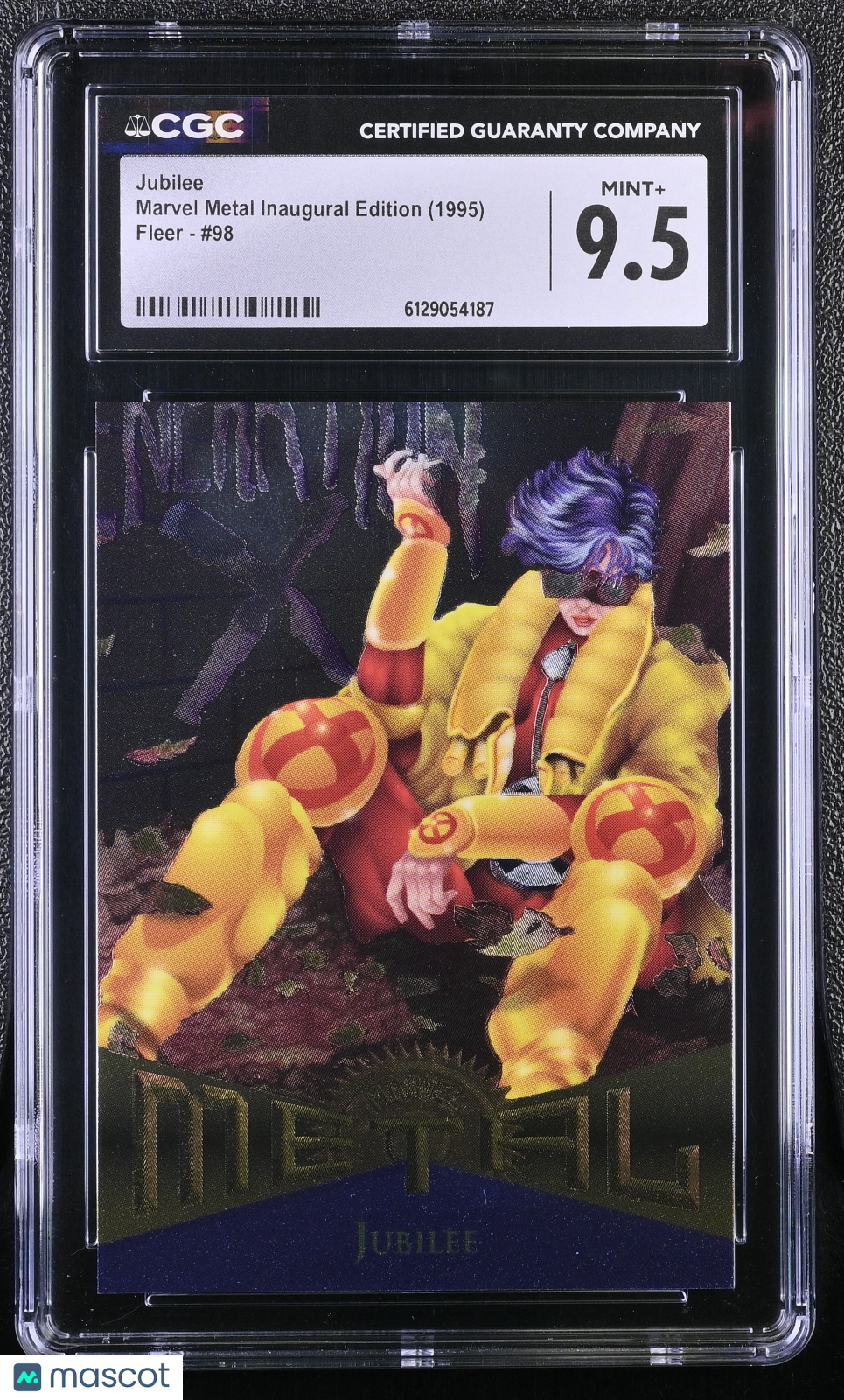 1995 Fleer Marvel Metal Inaugural Edition Jubilee #98 CGC 9.5