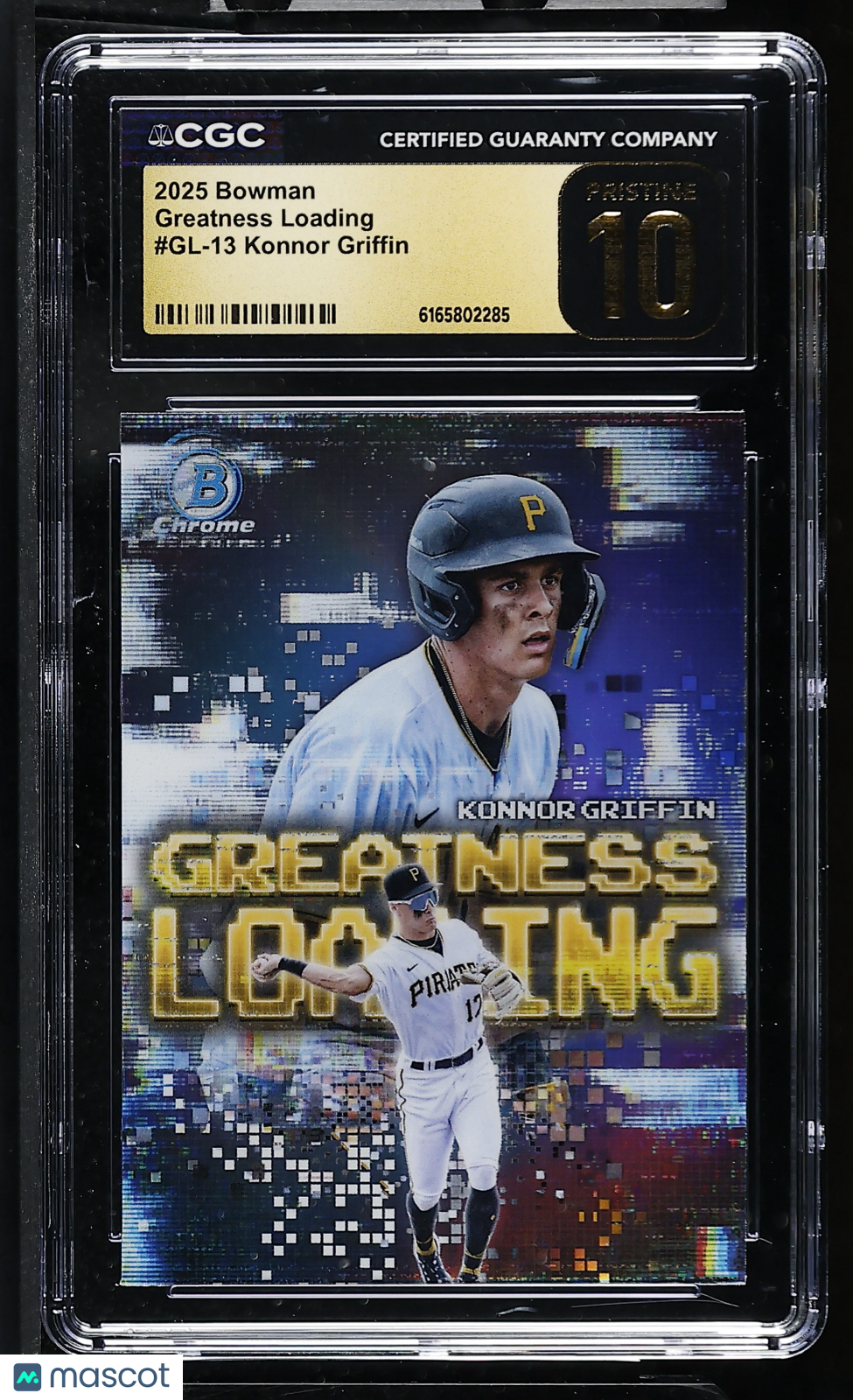 2025 Bowman Konnor Griffin Rookie Greatness Loading #13 CGC 10 Pristine Pirates