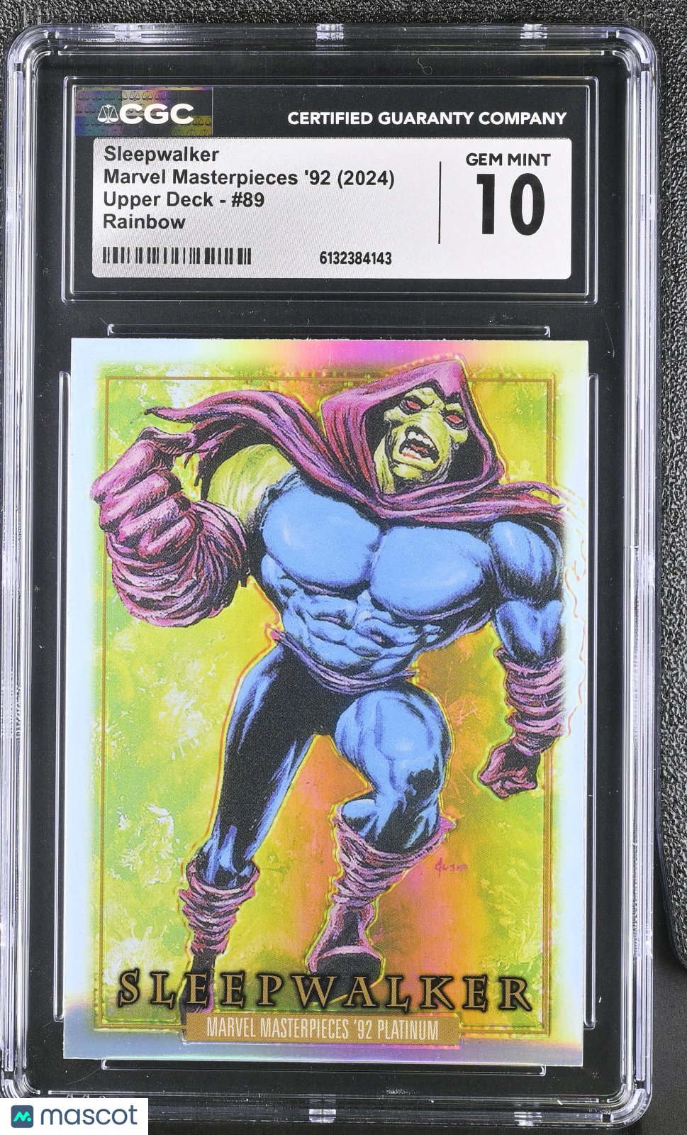 2024 Upper Deck Marvel Masterpieces '92 Sleepwalker #89 Rainbow CGC 10