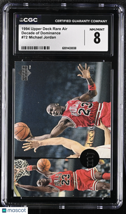 1994 Upper Deck Rare Air Michael Jordan #72 CGC 8 Chicago Bulls