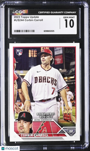 2023 Topps Update Corbin Carroll Rookie #US244 CGC 10 Arizona Diamondbacks