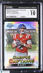 2022 Best University Jaxson Dart Rookie Campus Captains #CC-18 CGC 10 Ole Miss