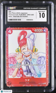 2023 One Piece Film Red Uta Alternate Art Parallel Japanese CGC 10 #OP01-005