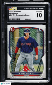 2023 Bowman Roman Anthony Rookie Prospects #BP-71 CGC 10 Boston Red Sox