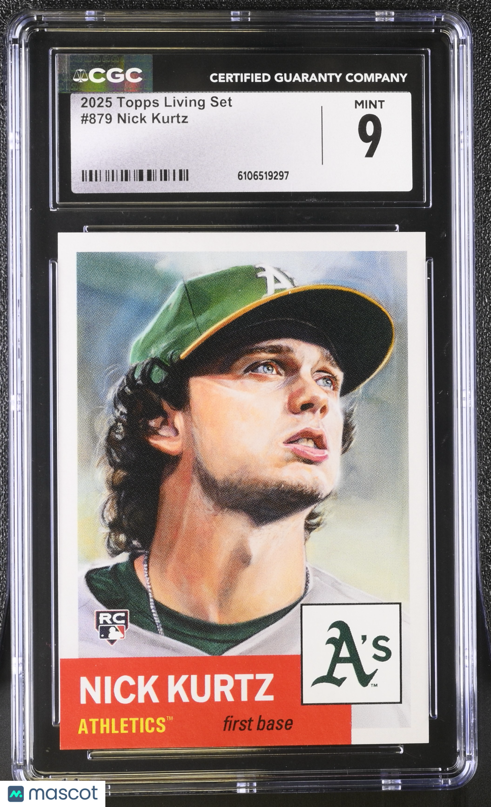 2025 Topps Living Set Nick Kurtz #879 CGC 9