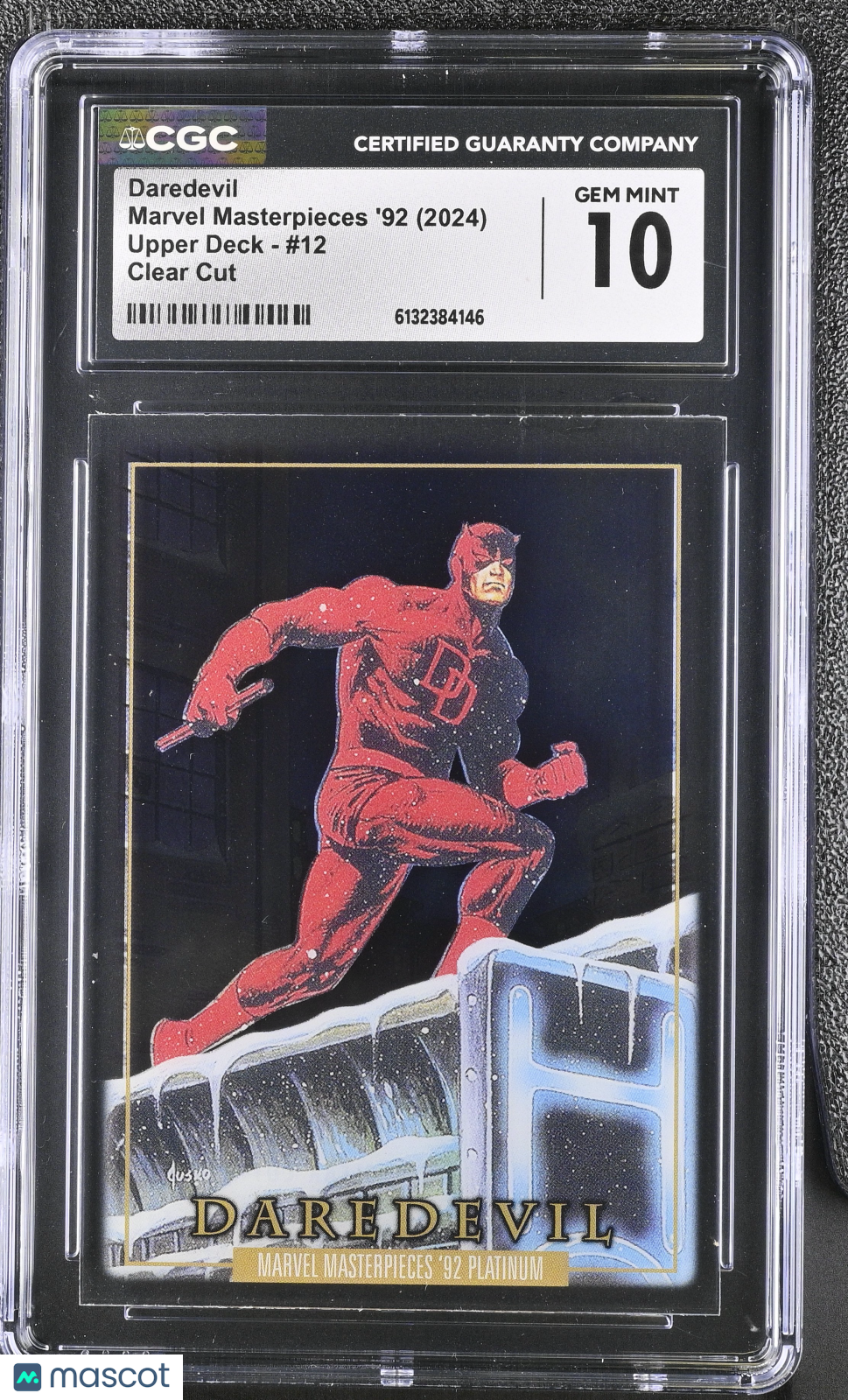 2024 Upper Deck Marvel Masterpieces '92 Daredevil #12 Clear Cut CGC 10