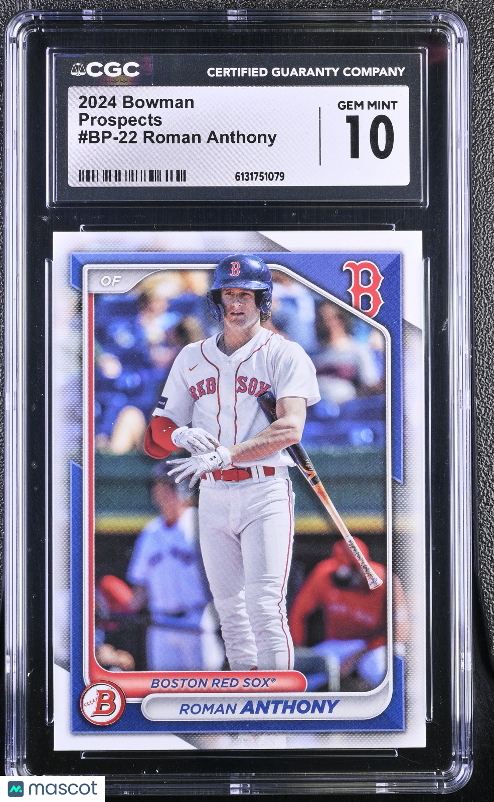 2024 Bowman Roman Anthony Rookie Prospects #BP-22 CGC 10 Boston Red Sox