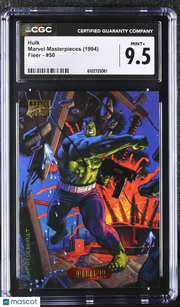 1994 Fleer Marvel Masterpieces Hulk #50 CGC 9.5