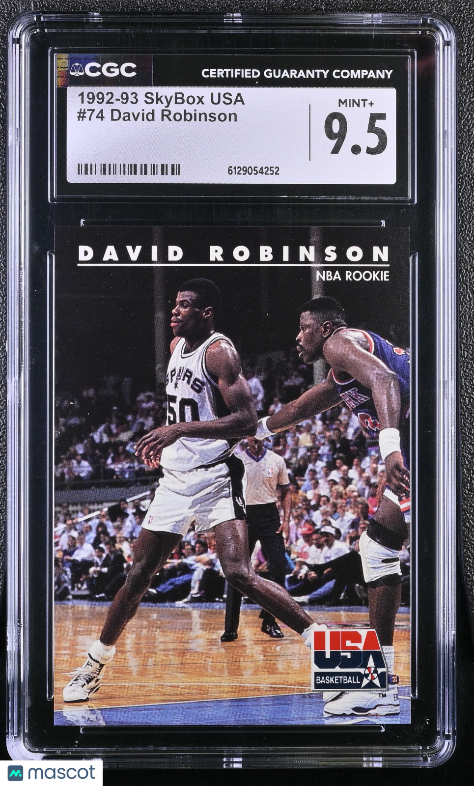 1992-93 Skybox Usa David Robinson #74 CGC 9.5 San Antonio Spurs