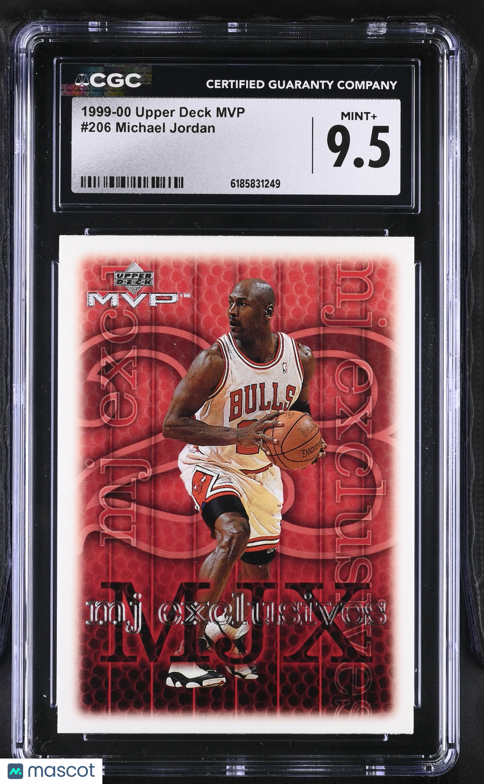 1999-00 Upper Deck MVP Michael Jordan #206 CGC 9.5 Chicago Bulls