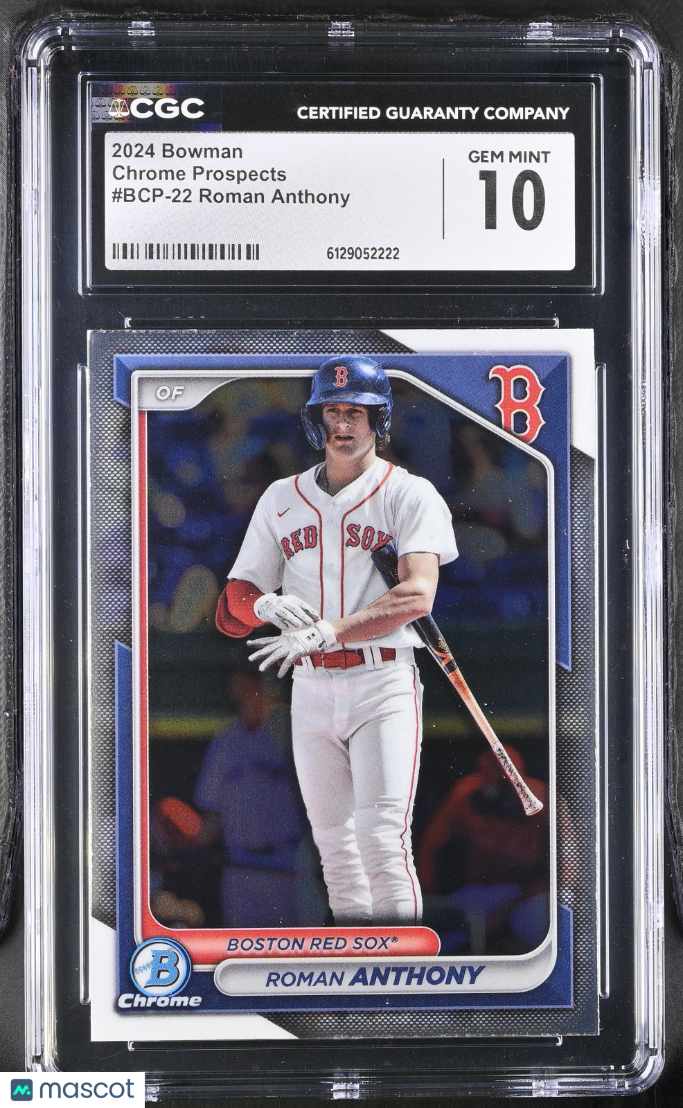 2024 Bowman Roman Anthony Rookie Chrome Prospects #BCP-22 CGC 10 Boston Red Sox