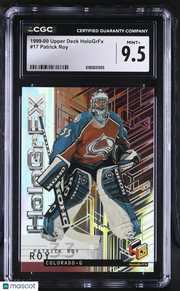 1999-00 Upper Deck Hologrfx Patrick Roy #17 CGC 9.5 Colorado Avalanche