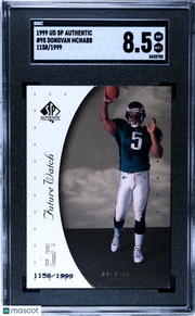 1999 Upper Deck SP Authentic Donovan Mcnabb /1999 Rookie #95 SGC 8.5 Eagles