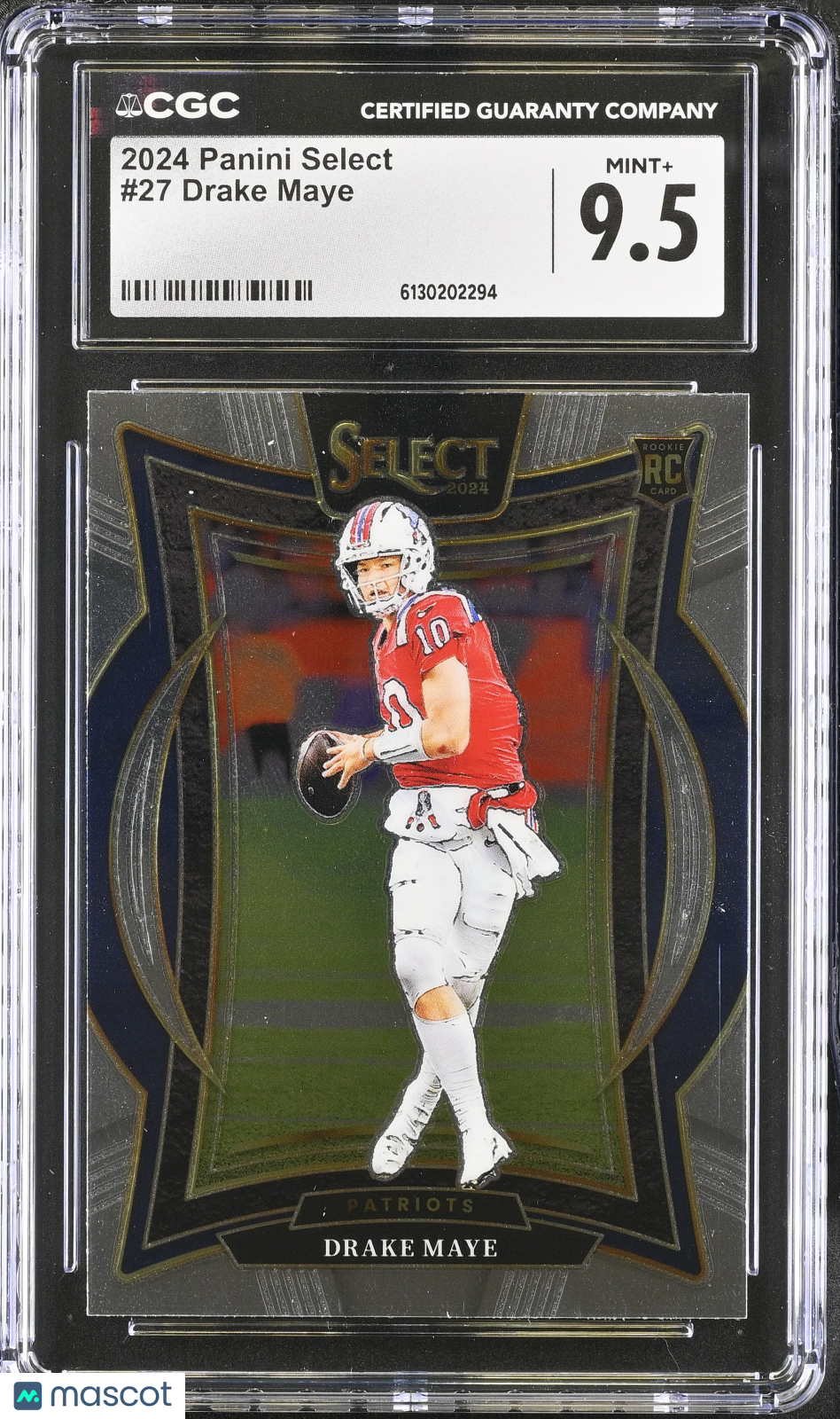 2024 Panini Select Drake Maye #27 CGC 9.5
