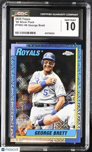 2025 Topps George Brett '90 Silver Pack #T90C-96 CGC 10 Kansas City Royals
